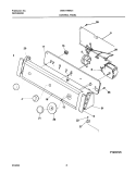 CONTROL PANEL Diagram and Parts List for GWS1149AS1  Gibson Washer