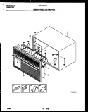 Part Location Diagram of 5303300121 Frigidaire INSERT-MULLION