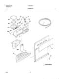 Part Location Diagram of 241680502 Frigidaire MODULE-DISPENSER