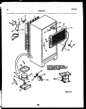 SYSTEM AND AUTOMATIC DEFROST PARTS Diagram and Parts List for RT216PLD0  Frigidaire Refrigerator