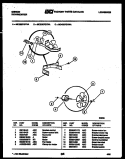 AIR CONTROL PARTS Diagram and Parts List for MC25S7GYNA  Gibson Dehumidifier