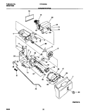 CONTAINER / DRIVE Diagram and Parts List for FRT26XGCB1  Frigidaire Refrigerator