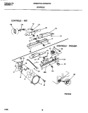 CONTROLS Diagram and Parts List for WRS22PRBD1  Frigidaire Refrigerator