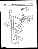BURNER, MANIFOLD AND GAS CONTROL Diagram and Parts List for 30-2237-00-02  Tappan Range