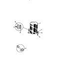 COMPRESSOR Diagram and Parts List for AH154J2T2  Frigidaire Air Conditioner