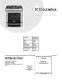COVER Diagram and Parts List for EW30GS6CGS1  Electrolux Range