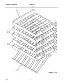 SHELVES Diagram and Parts List for EI24WC65GS0  Electrolux Wine and Beverage Cooler