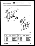 Part Location Diagram of 5303016110 Frigidaire MOTOR