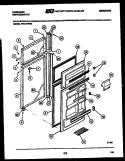 Part Location Diagram of 5308012842 Frigidaire PANEL-Refrigerator DOOR