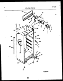 CABINET PARTS Diagram and Parts List for GTL175WH5  Frigidaire Refrigerator