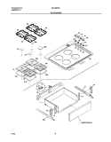Part Location Diagram of 318079224 Frigidaire MAIN TOP