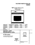 COVER Diagram and Parts List for GLEB30S8CSB  Frigidaire Wall Oven