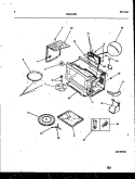 WRAPPER AND BODY PARTS Diagram and Parts List for MCT870P2  Frigidaire Microwave