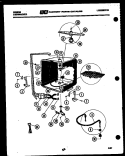 INNER TUB PARTS Diagram and Parts List for SU24S9TLB  Gibson Dishwasher