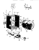 CABINET, & DRUM Diagram and Parts List for DE651EDW4  Frigidaire Dryer