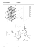 SYSTEM Diagram and Parts List for CFU09M2AW10  Uni Freezer