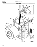 CABINET / DRUM Diagram and Parts List for FDG336NBS1  Frigidaire Dryer