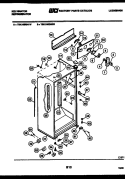 CABINET PARTS Diagram and Parts List for TSK160EN1D  Kelvinator Refrigerator
