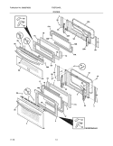 Part Location Diagram of 318567120 Frigidaire HINGE