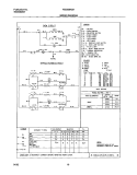 WIRING DIAGRAM Diagram and Parts List for FES300ASA  Frigidaire Range