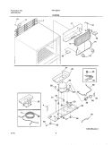 SYSTEM Diagram and Parts List for FRT18B4AZ2  Frigidaire Refrigerator