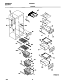 Part Location Diagram of 218842403 Frigidaire Shelf-"Spill-Safe"