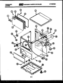 DOOR, TOP AND CABINET PARTS Diagram and Parts List for DEIDH1  Frigidaire Dryer