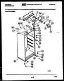 CABINET PARTS Diagram and Parts List for GTN140WG4  Frigidaire Refrigerator