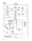 WIRING SCHEMATIC Diagram and Parts List for FEFL77ABH  Frigidaire Range