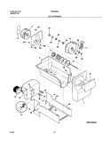 ICE CONTAINER Diagram and Parts List for FRS26R2AQ1  Frigidaire Refrigerator