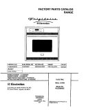 COVER Diagram and Parts List for PLEB30S8CCB  Frigidaire Wall Oven