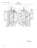 FRESH FOOD DOOR Diagram and Parts List for EW28BS71IS9  Electrolux Refrigerator