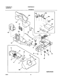 CONTROLS Diagram and Parts List for GS23HSZCC2  Frigidaire Refrigerator