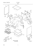 BODY Diagram and Parts List for FEF312BSC  Frigidaire Range