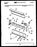 CONSOLE AND CONTROL PARTS Diagram and Parts List for AW700G1D  Kelvinator Washer