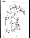 CABINET Diagram and Parts List for WRT21FGAZ1  Frigidaire Refrigerator