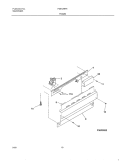 FRAME Diagram and Parts List for FDB125RHB2  Frigidaire Dishwasher