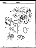 ICE DOOR, DISPENSER AND WATER TANK Diagram and Parts List for GRS26WRAW0  Gibson Refrigerator