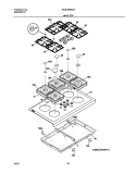 MAINTOP Diagram and Parts List for PLCF489ACB  Frigidaire Range