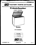 COVER Diagram and Parts List for HFS156SM5W  Kelvinator Freezer