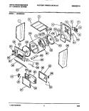DRUM AND LOADING DOOR Diagram and Parts List for LE400MXW3  Frigidaire Washer Dryer Combo