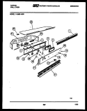 CONTROL PANEL Diagram and Parts List for 11-2969-00-02  Tappan Wall Oven