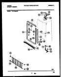 CABINET PARTS Diagram and Parts List for TFU17M6AW2  Tappan Freezer