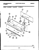 CONSOLE AND CONTROL PARTS Diagram and Parts List for LA490AXD1  Frigidaire Washer