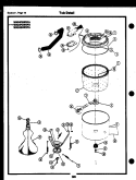 TUB DETAIL Diagram and Parts List for RM18F6WSGA  Gibson Refrigerator