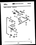 BURNER, MANIFOLD AND GAS CONTROL Diagram and Parts List for 30-2551-23-01  Tappan Range