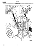 CABINET / DRUM Diagram and Parts List for GDE336RBS1  Gibson Dryer