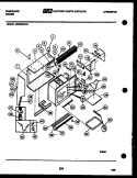 UPPER BODY PARTS Diagram and Parts List for REM638BDW4  Frigidaire Range