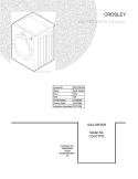 COVER Diagram and Parts List for CDG7700LW0  Crosley Dryer