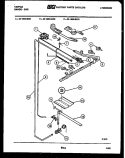 BURNER PARTS Diagram and Parts List for 32-1009-23-02  Tappan Range